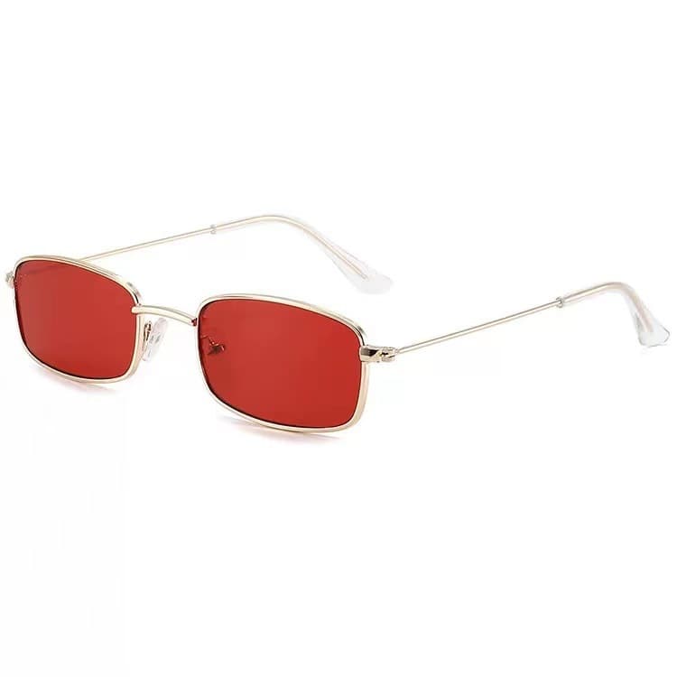 Metal small square frame sunglasses Korean style retro sunglasses men and women fashion trend sunglasses internet celebrity retro square glasses 7