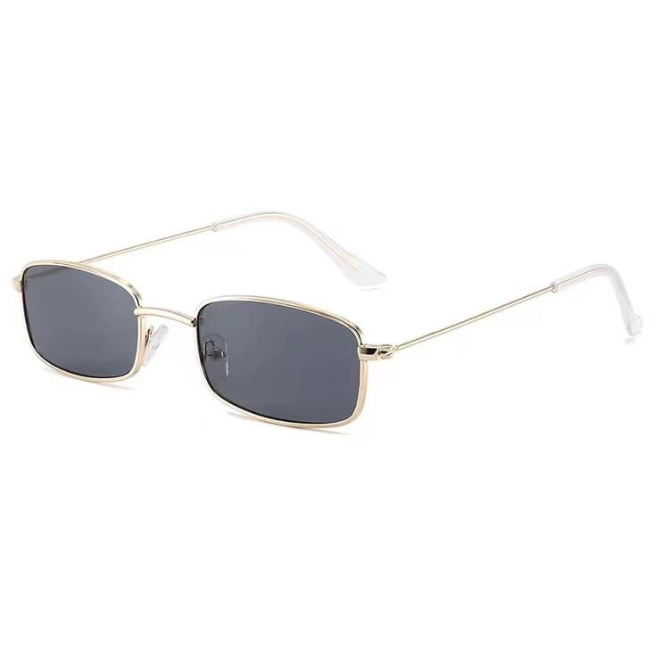 Metal small square frame sunglasses Korean style retro sunglasses men and women fashion trend sunglasses internet celebrity retro square glasses 9
