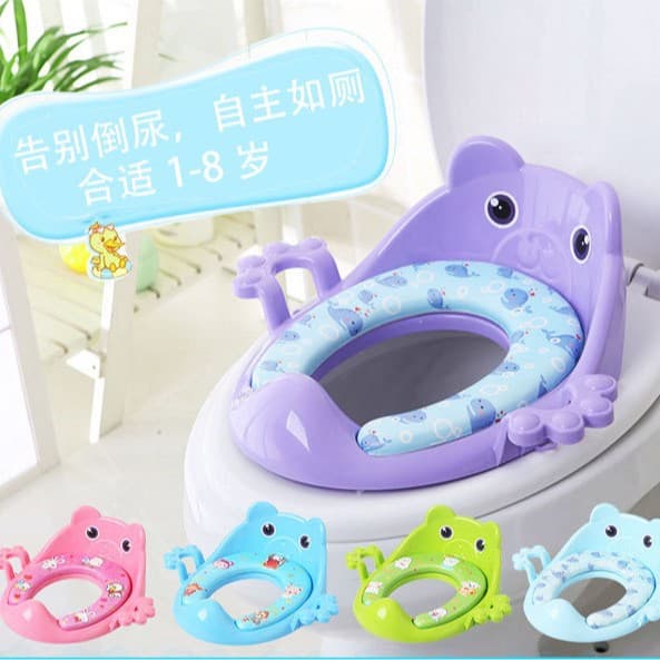 Baby and child toilet seat toilet, male and female baby toilet training toddler potty household anti-slip toilet seat cushion 5
