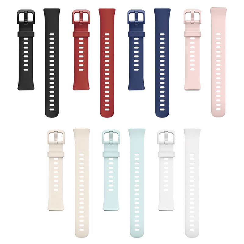 Suitable for Huawei bracelet 10/9/8/7nfc watch strap Honor Sports 6/Pro silicone wrist strap smart and versatile 6