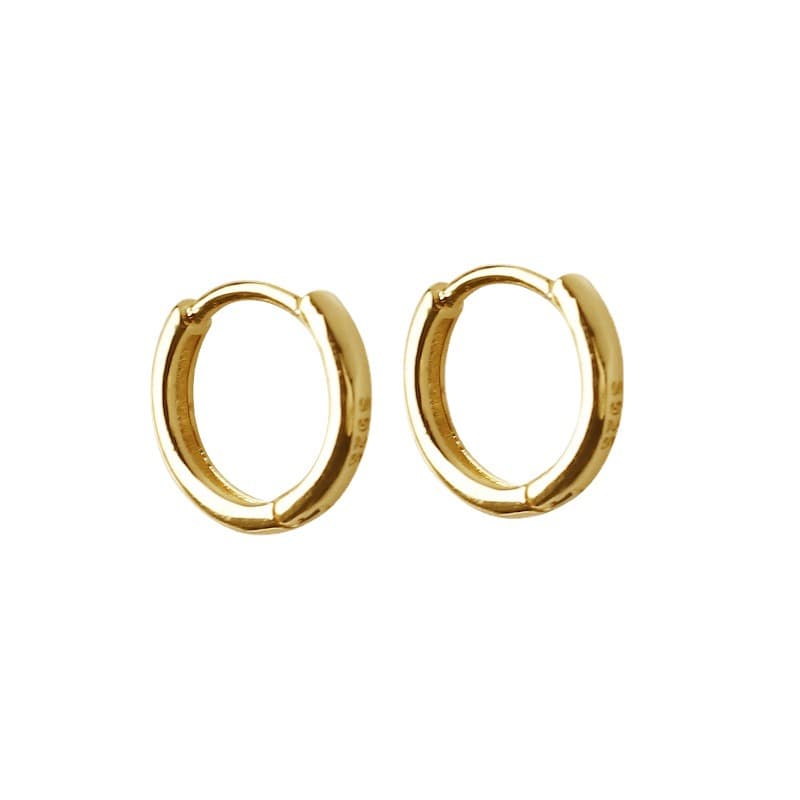 Glossy earrings for men and women, fashionable light luxury exquisite earrings, Korean style sweet and cool trendy wear, couple ear bone nails 6