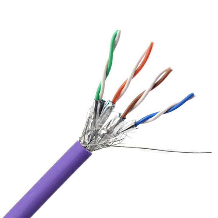 Flexible network cable, double shielded Gigabit industrial network cable, Category 5e, Category 6, Category 7, Category 8 communication Ethernet cable 5