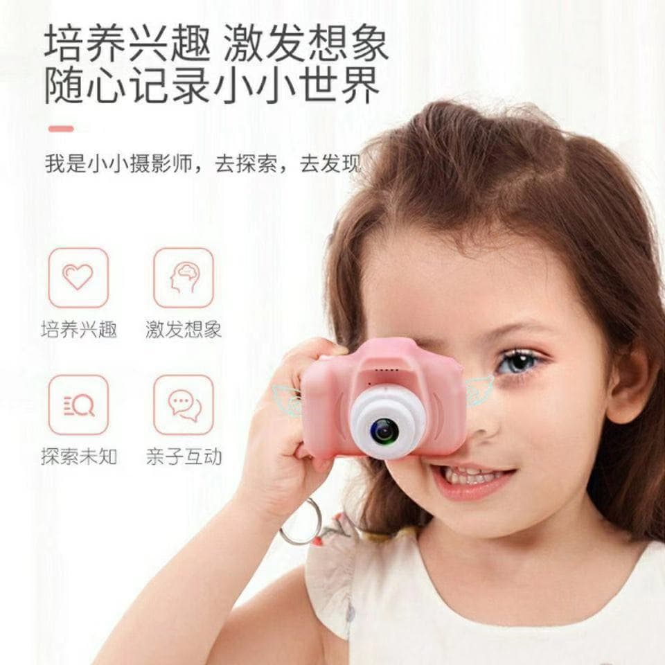Manufacturer wholesale X2 HD mini digital camera that can take photos and videos, small SLR, gift toys, children's camera 4