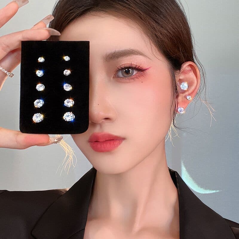 Manufacturer wholesale cochlear nails without piercing, magnetic earrings, women's ear bone clips, men's earrings, ear socket nails, magnetic stone ear bone nails 5