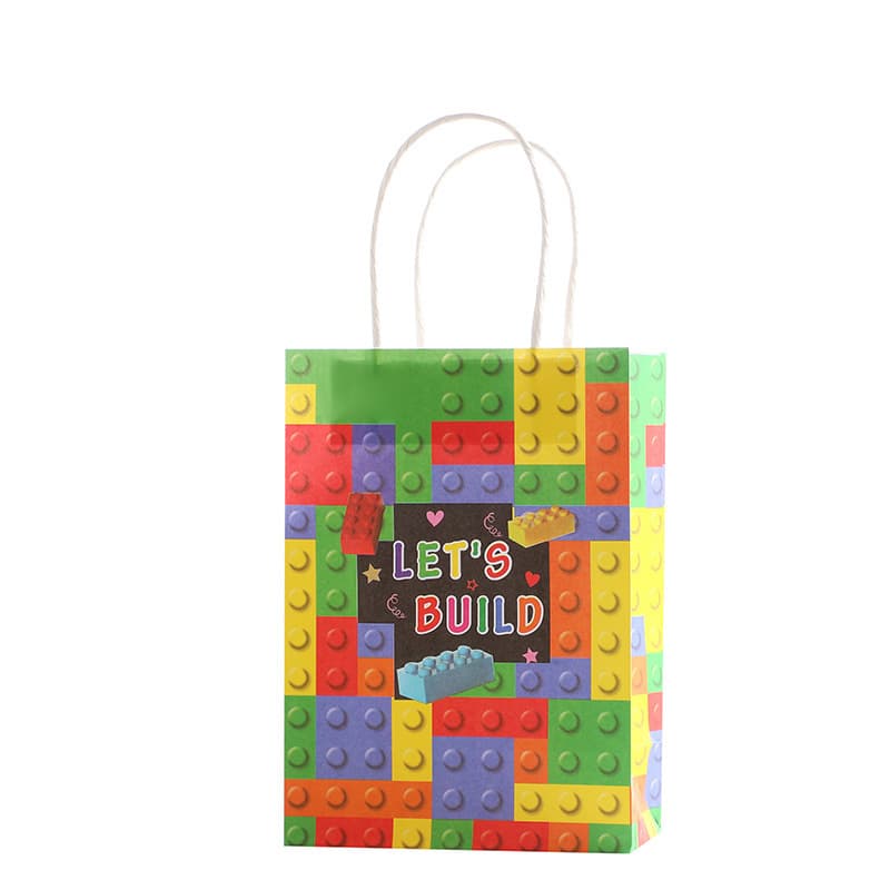 Cross-border gift bags Kraft paper bags Holiday gift bags Packaging Handbags Candy bags Children’s gift bags Packing bags 6