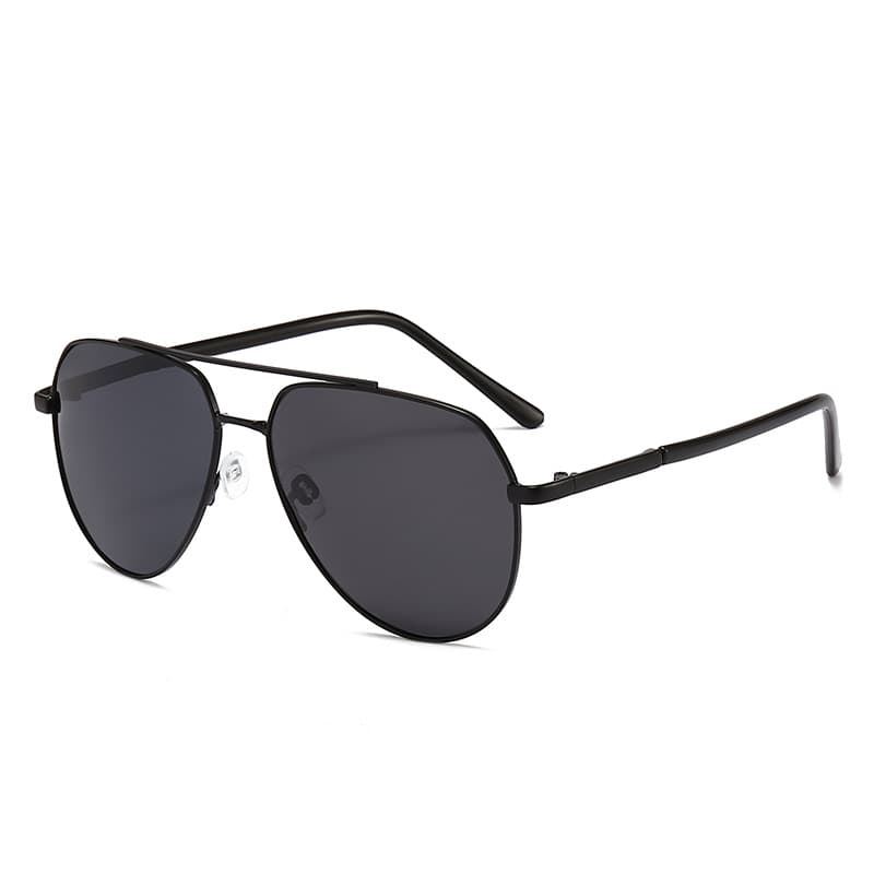 Polarized sunglasses, high-end summer new style men's glasses, metal double bridge toad glasses, black sunglasses, women's wholesale factory 4