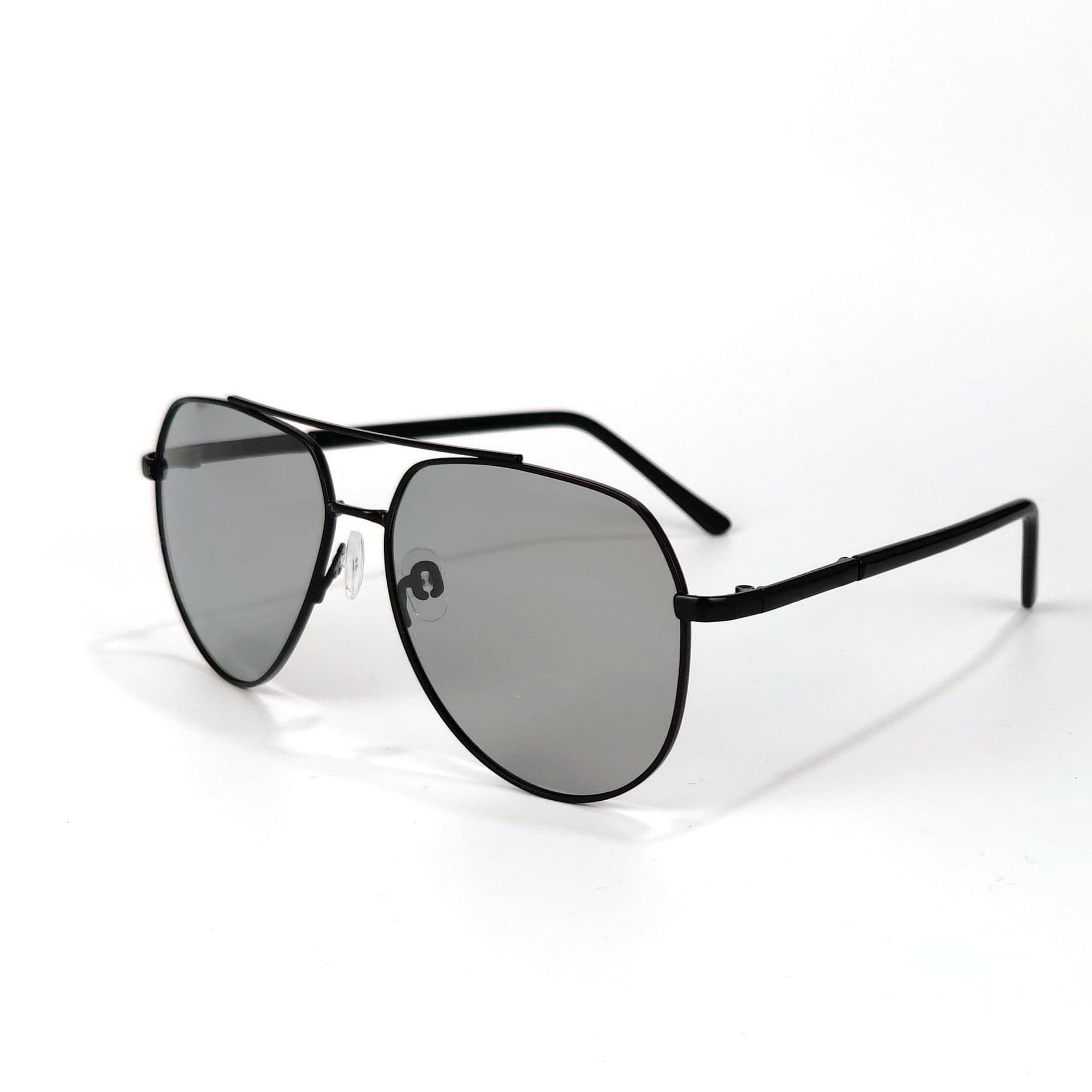 Polarized sunglasses, high-end summer new style men's glasses, metal double bridge toad glasses, black sunglasses, women's wholesale factory 9