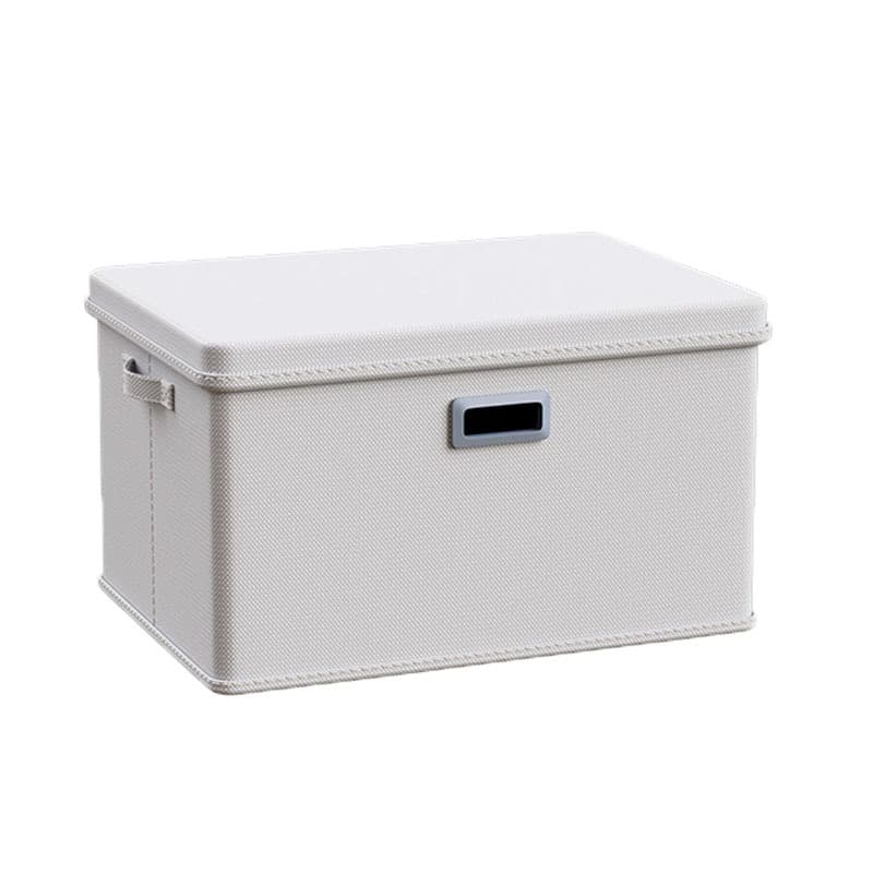 Cross-border cotton and linen storage box with lid foldable desktop organizer toys clothes wardrobe storage box storage box wholesale 8