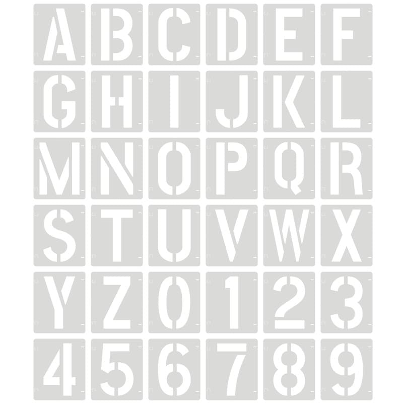 Hot Selling Interlocking Letters Template Digital Hollow Children's Painting Template Graffiti DIY Wall Painting Spray Paint Pro Curtain Board 6