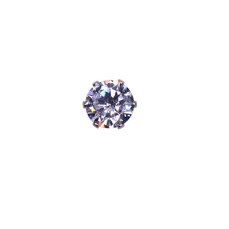 Explosive cochlear nails, iron-absorbing stone cochlear nails, men's non-pierced magnetic ear bone clips, zircon magnetic ear bone nails, women's wholesale 6