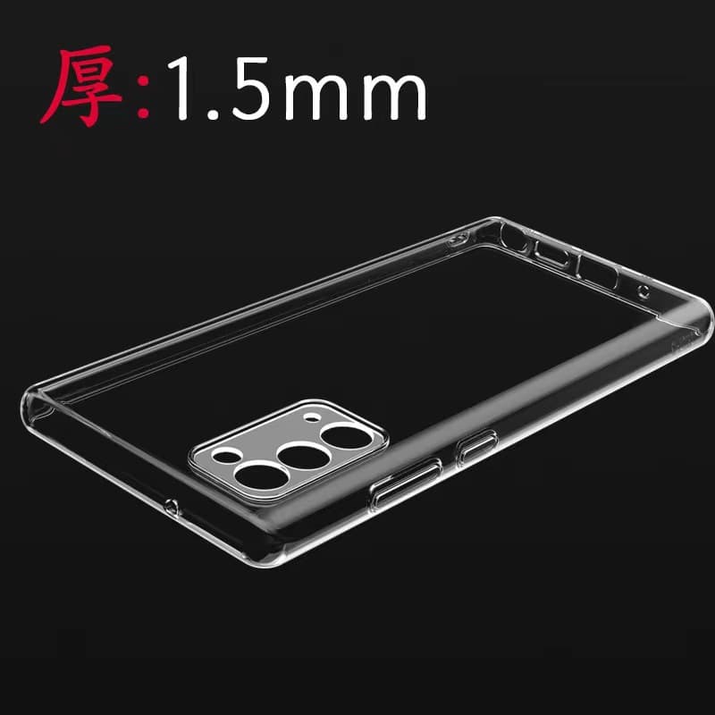 Suitable for Samsung s26u transparent TPU soft shell all-inclusive protective case Note20u transparent anti-fall shell mobile phone protective case 4