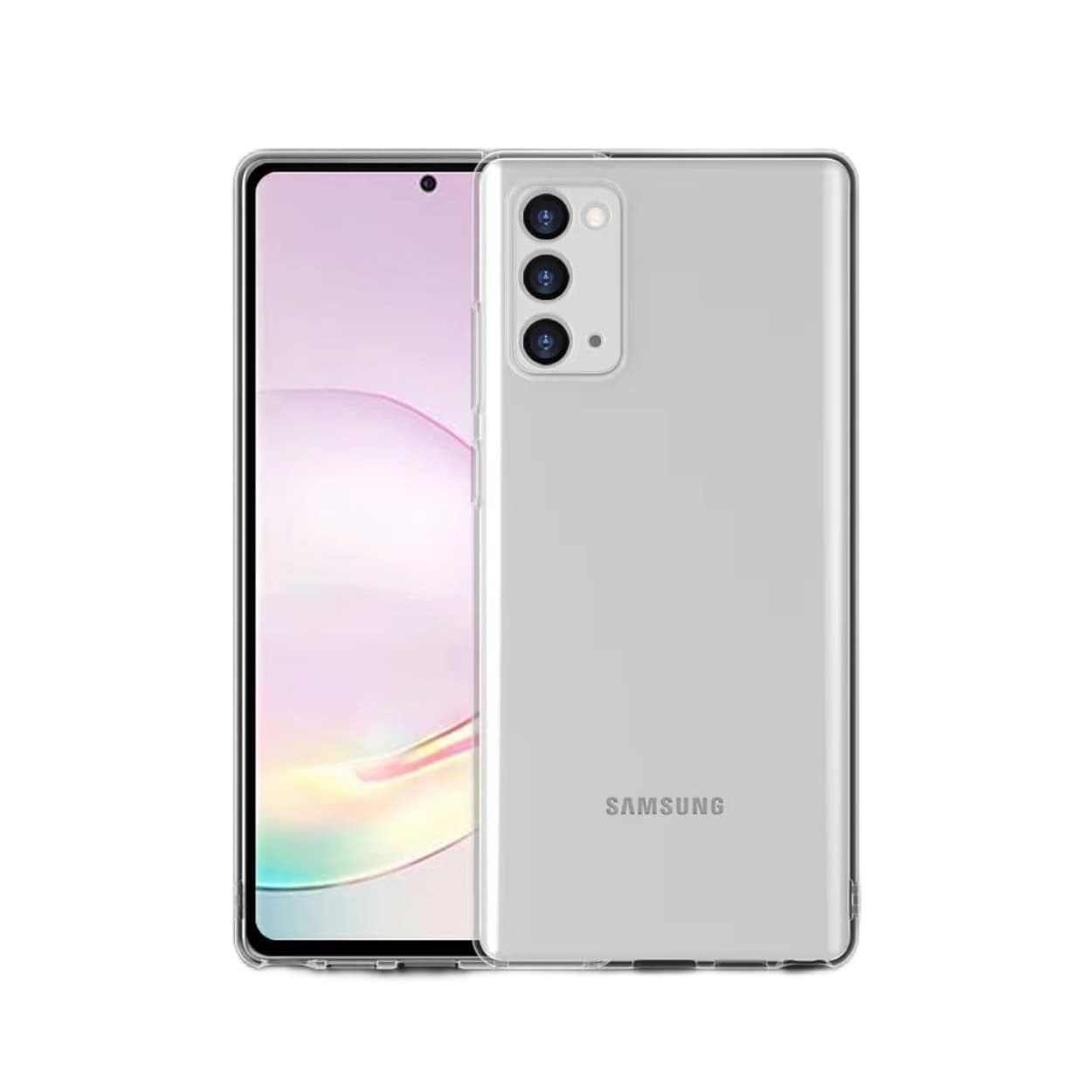 Suitable for Samsung s26u transparent TPU soft shell all-inclusive protective case Note20u transparent anti-fall shell mobile phone protective case 6