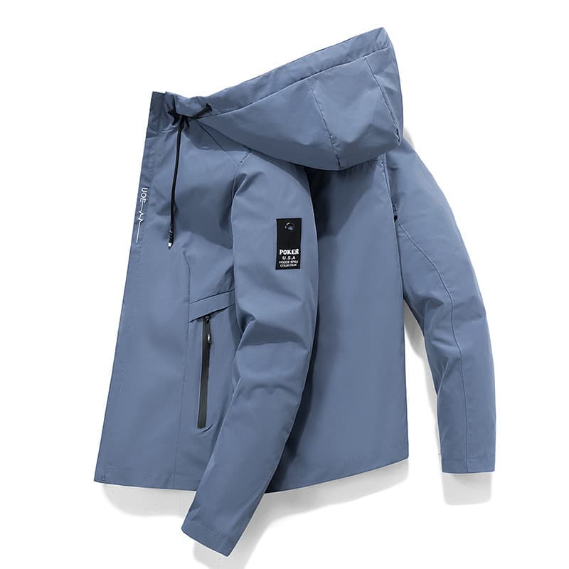 A drop-shipping jacket men's jacket 2024 spring and autumn new Korean style casual hooded youth men's top trendy 2