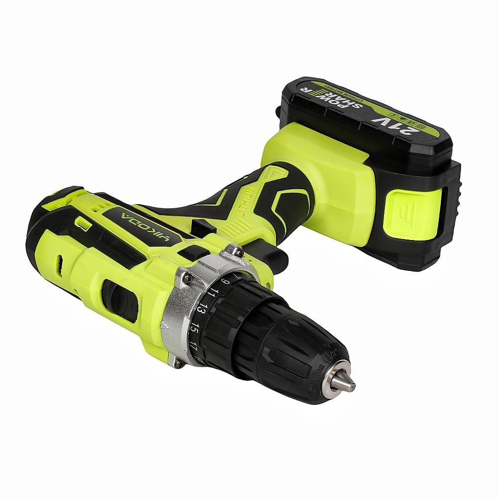 Cordless Lithium Electric Drill Pistol Drill Rechargeable Two-Speed ​​Electric Screwdriver Drill Driver Rechargeable Power Tool Set 5