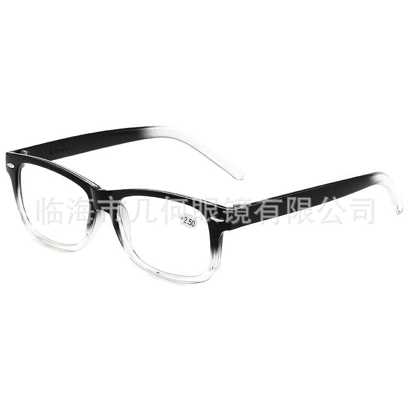 New retro rivet reading glasses for exhibition and export, new products on street stalls, men's resin fashion flat glasses 3