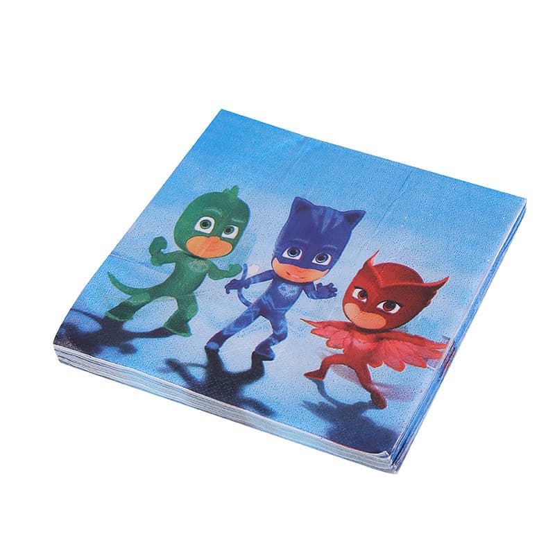 Amazon Masked Man theme set cross-border children's birthday party decoration supplies venue layout tablecloth paper cups 6