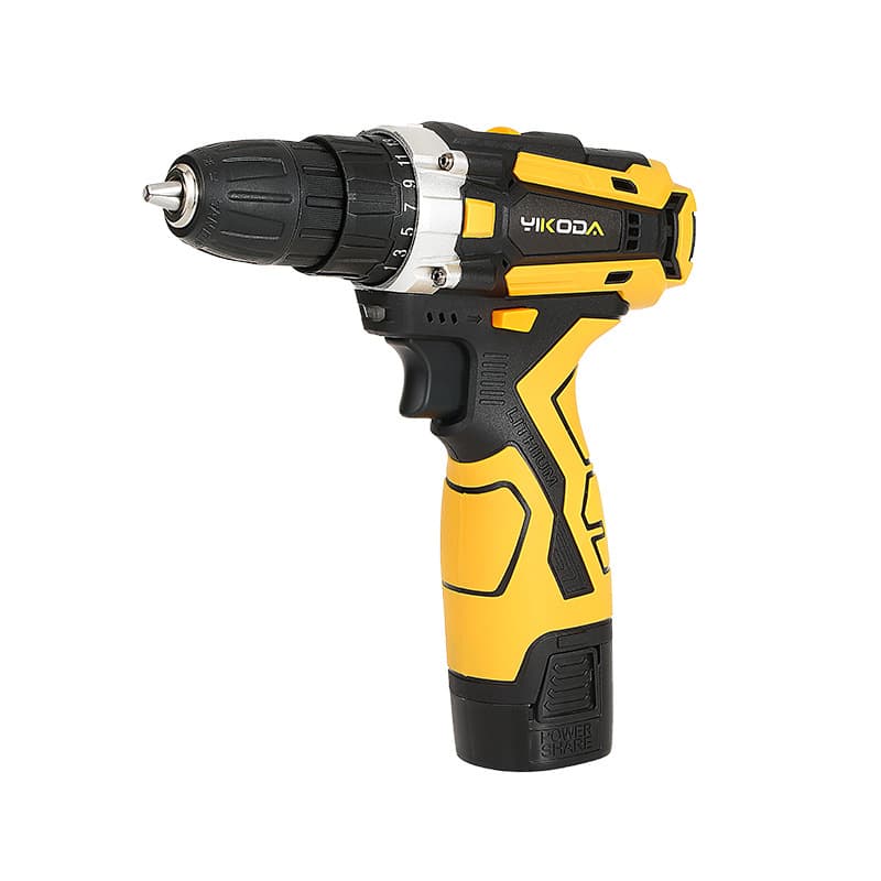Two-speed household cordless lithium electric drill with display rechargeable screwdriver pistol drill multi-function electric 3