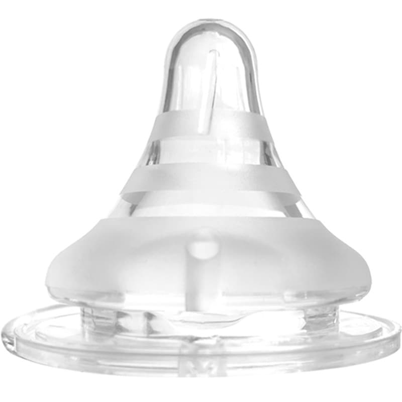 Manufacturer in stock baby pacifier wide diameter universal 5cm bottle silicone pacifier soft duck bill wholesale 10