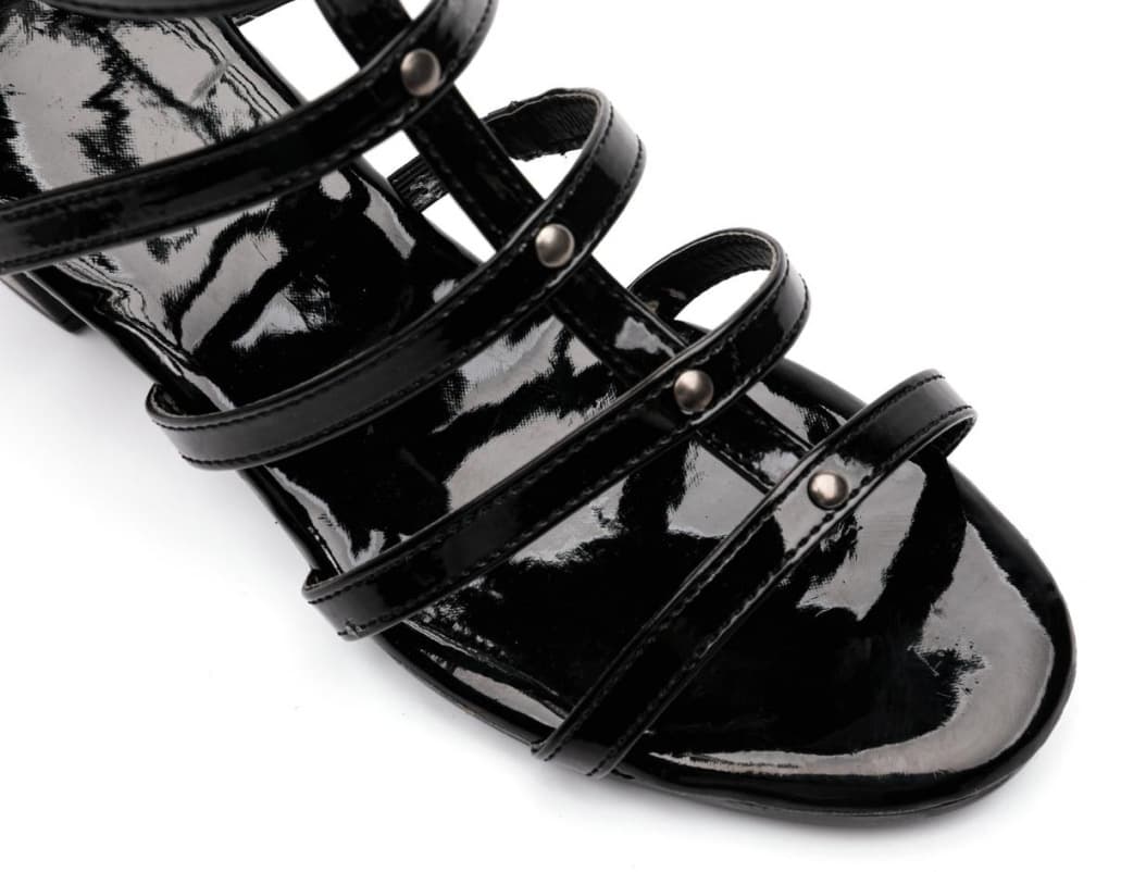Roman sandals for women summer 2020 new style high tube thick heel Korean style hollow sandals for women (height 6) 5