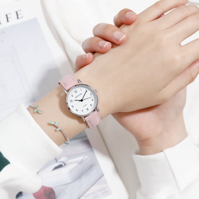 Exam-specific watches for men and women, middle and high school students, civil servants, simple silent trendy college entrance examination electronic quartz naked watch 9