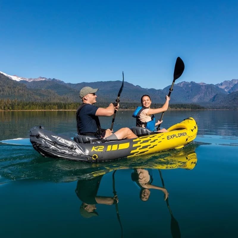 INTEX kayak inflatable boat rubber boat thickened fishing boat enlarged outdoor assault boat rubber boat steamboat