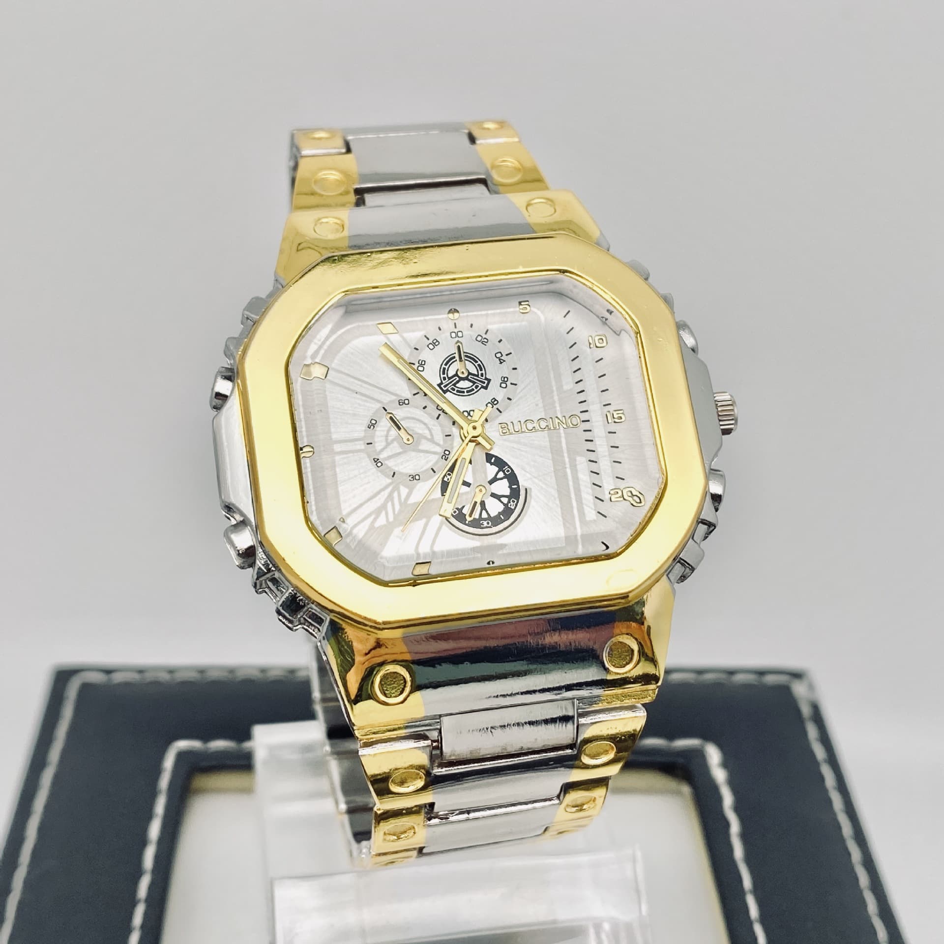Foreign trade new men's watch steel band business watch men's fashion watch high-end boys' quartz watch manufacturer ready stock 3