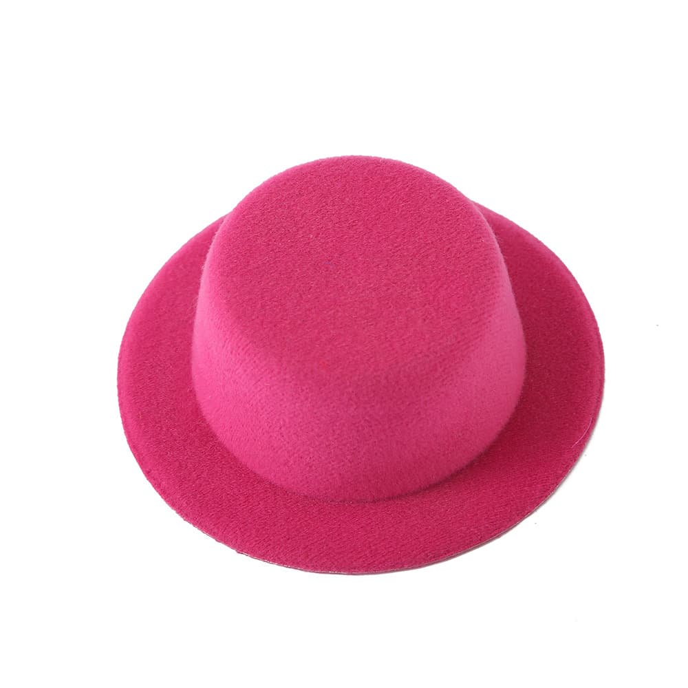 DIY handmade hat embryo hat 13.5cm brushed cloth toy hat pet hat children's hairpin hat bare hat accessories 6
