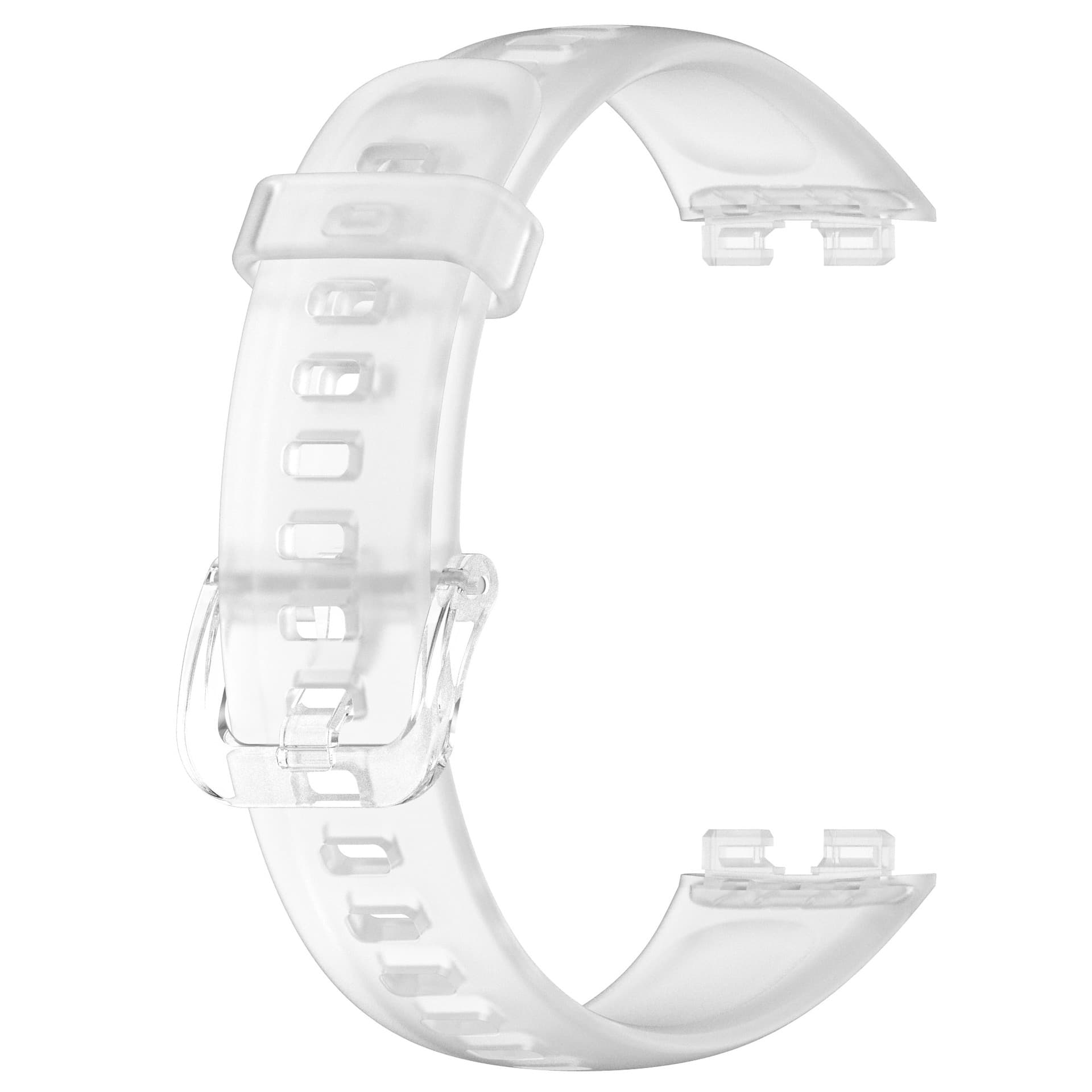Suitable for Huawei Band 8 watch strap smart sports wristband HUAWEI band9 solid color TPU breathable waterproof watch strap 7