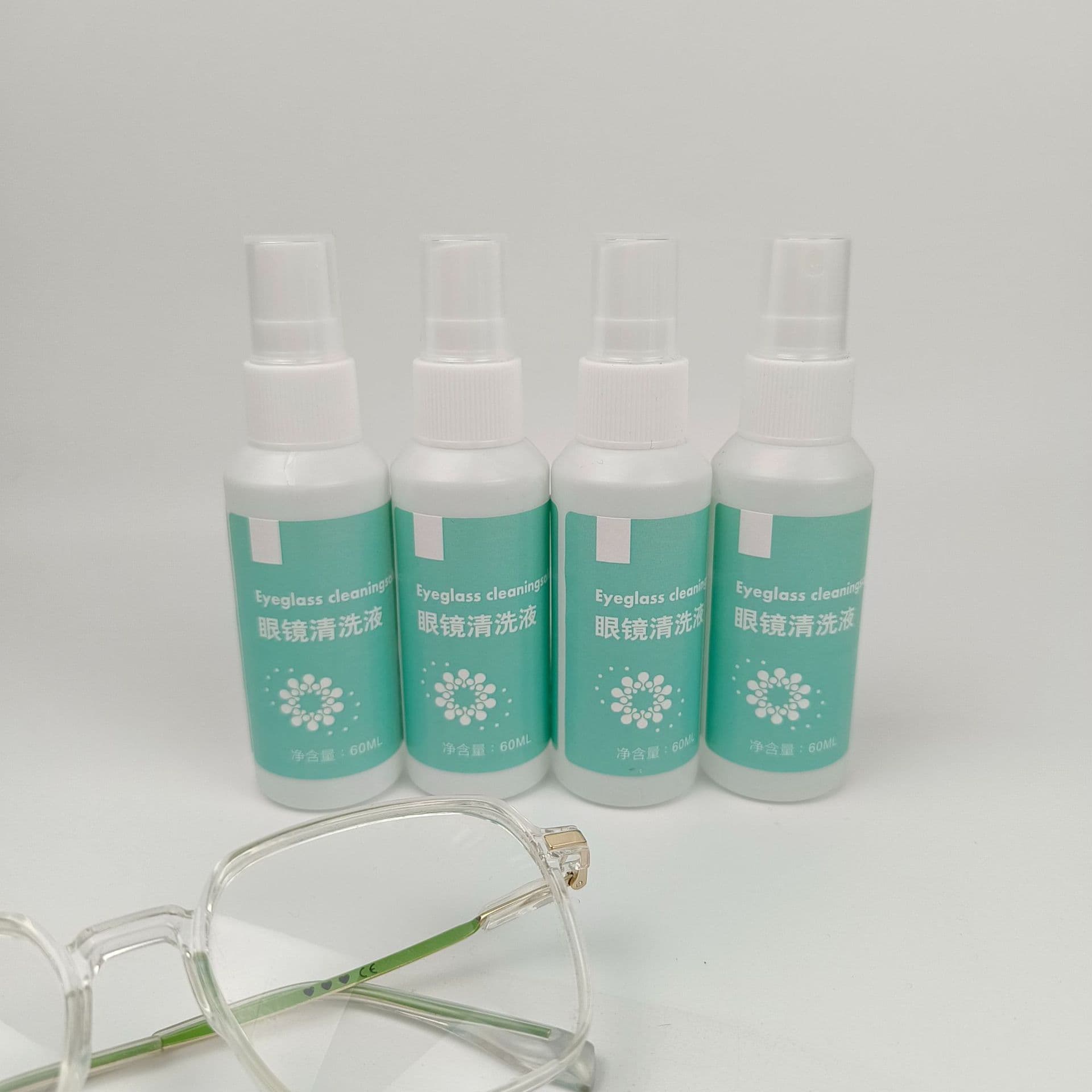 Wholesale glasses cleaning fluid, lens cleaning agent, glasses cleaning agent, lens care agent can be printed with logo 3
