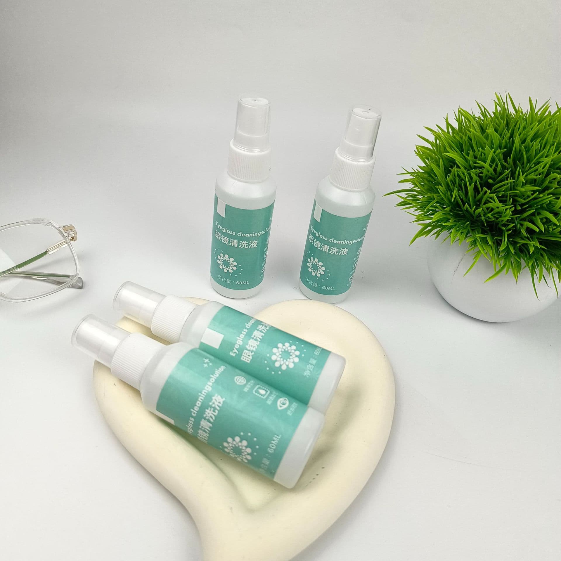 Wholesale glasses cleaning fluid, lens cleaning agent, glasses cleaning agent, lens care agent can be printed with logo 4