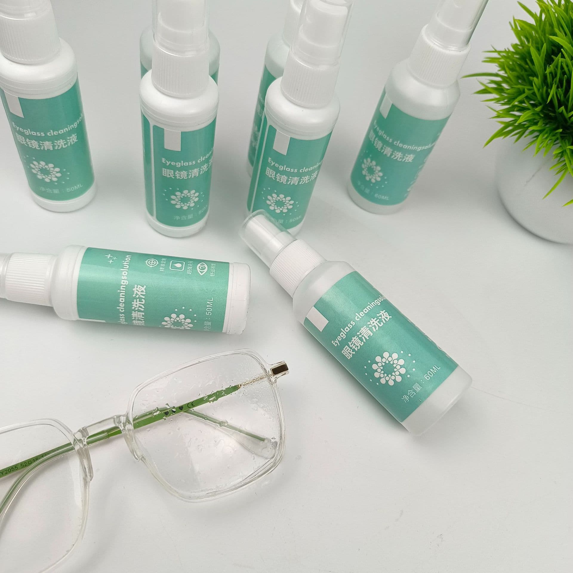 Wholesale glasses cleaning fluid, lens cleaning agent, glasses cleaning agent, lens care agent can be printed with logo 5