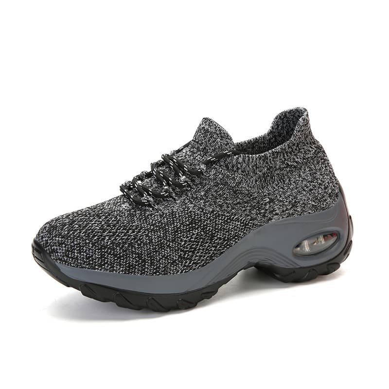 Sports and leisure rocking shoes cross-border large size high elastic fly knit breathable shoes trendy fashion lightweight socks shoes manufacturer direct 8