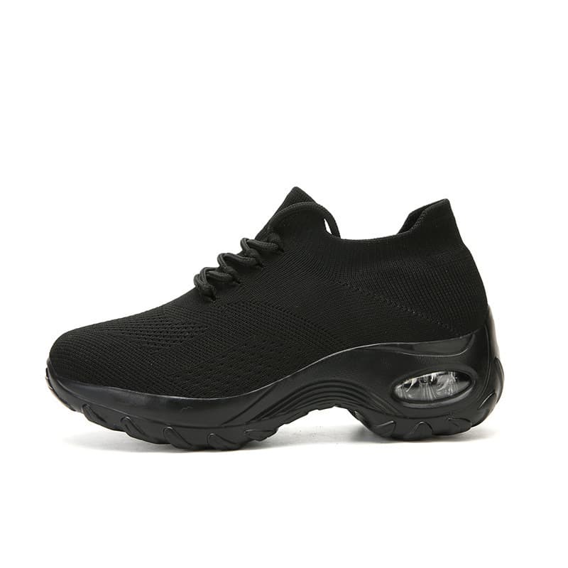 Sports and leisure rocking shoes cross-border large size high elastic fly knit breathable shoes trendy fashion lightweight socks shoes manufacturer direct 9
