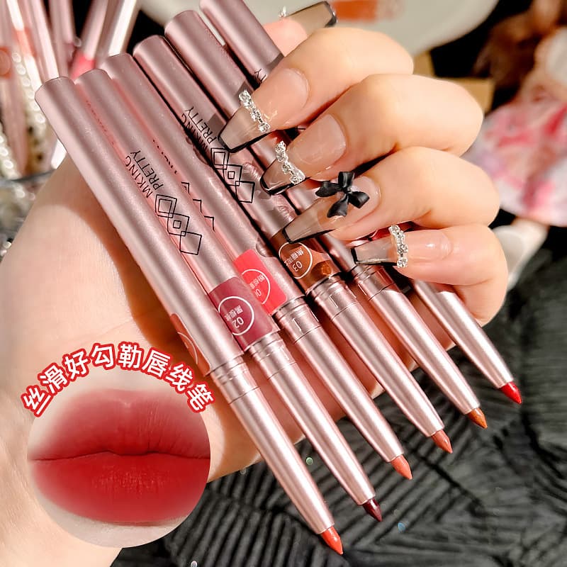 MK Rotating Lip Liner Lipstick Pen Waterproof Long-lasting Matte Women's Hook Line Lip Pen Makeup Wholesale Small Batch Internet Celebrity Model 2