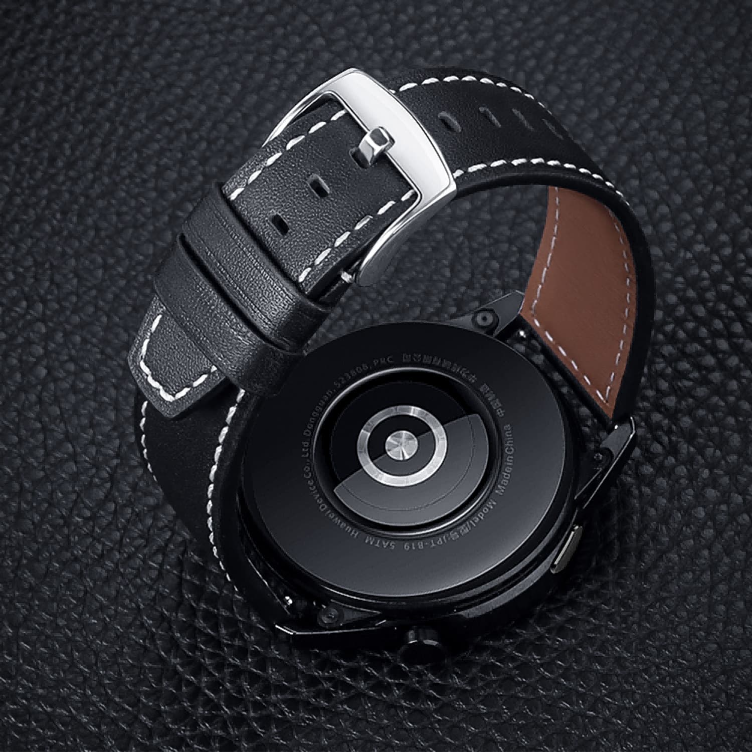Ready stock suitable for Huawei watch strap, first-layer cowhide Watch GT3 Pro smart watch bracelet watch strap 5