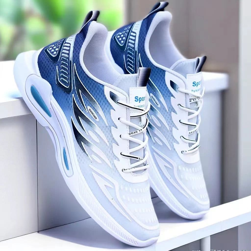 New fashion trend fly woven breathable sports casual shoes comfortable running shoes versatile men's shoes wholesale lightweight shoes 4
