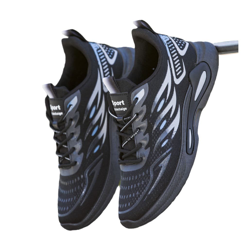 New fashion trend fly woven breathable sports casual shoes comfortable running shoes versatile men's shoes wholesale lightweight shoes 6