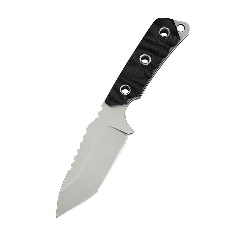 Outdoor Portable Straight Knife Edged Knife High Hardness Military Knife Tool Camping Knife Swiss Knife Multifunctional Straight Knife 8