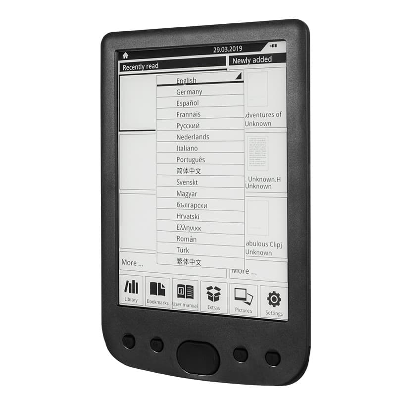 Cross-border 6-inch matte ink screen e-book reader reading electronic paper book learning gift can develop book