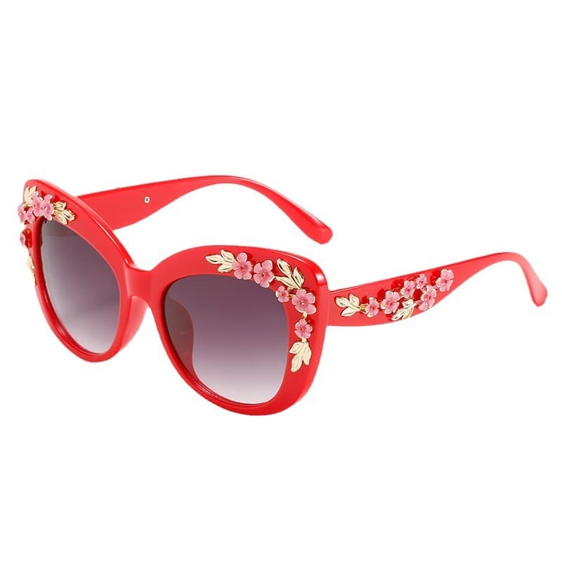 New Camellia fashion personality party sunglasses cross-border high-value comfortable retro sunglasses European and American trendy glasses 7