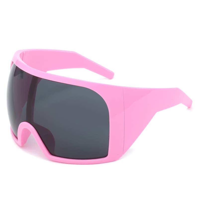 Which cross-border large-frame wrap-around sunglasses for women and men are futuristic technology all-in-one sunglasses? 7
