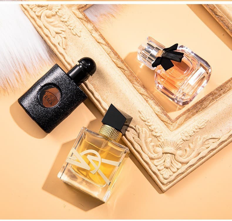 Ready-made Flower Story Douyin Kuaishou Women's Perfume Set Black Opium Three-piece Men's Perfume Gift Box 5