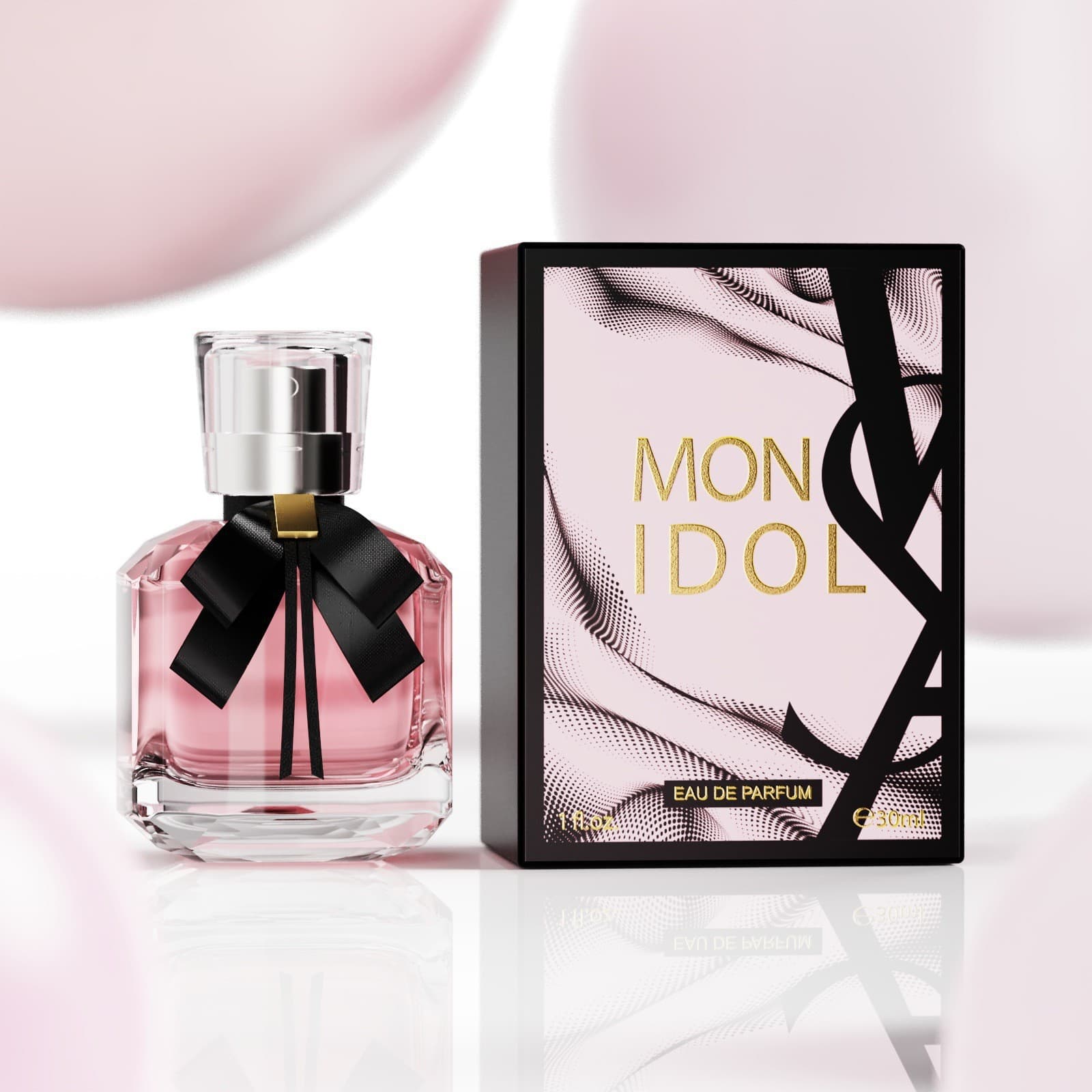 Ready-made Flower Story Douyin Kuaishou Women's Perfume Set Black Opium Three-piece Men's Perfume Gift Box 7