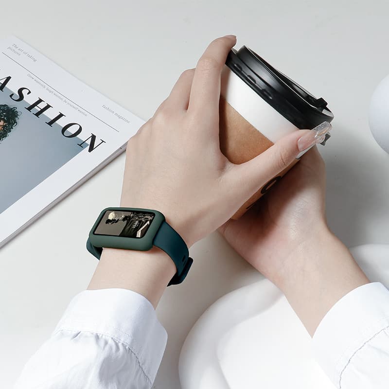 Suitable for Huawei band 7 strap silicone watch chain Huawei smart sports band 7 wrist strap liquid silicone nfc 5