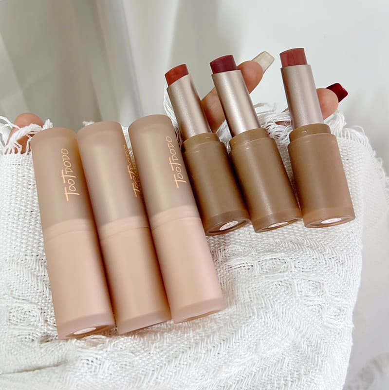 TootDodo lipstick air mist velvet enhances complexion long-lasting non-stick cup soft matte nude lipstick 3