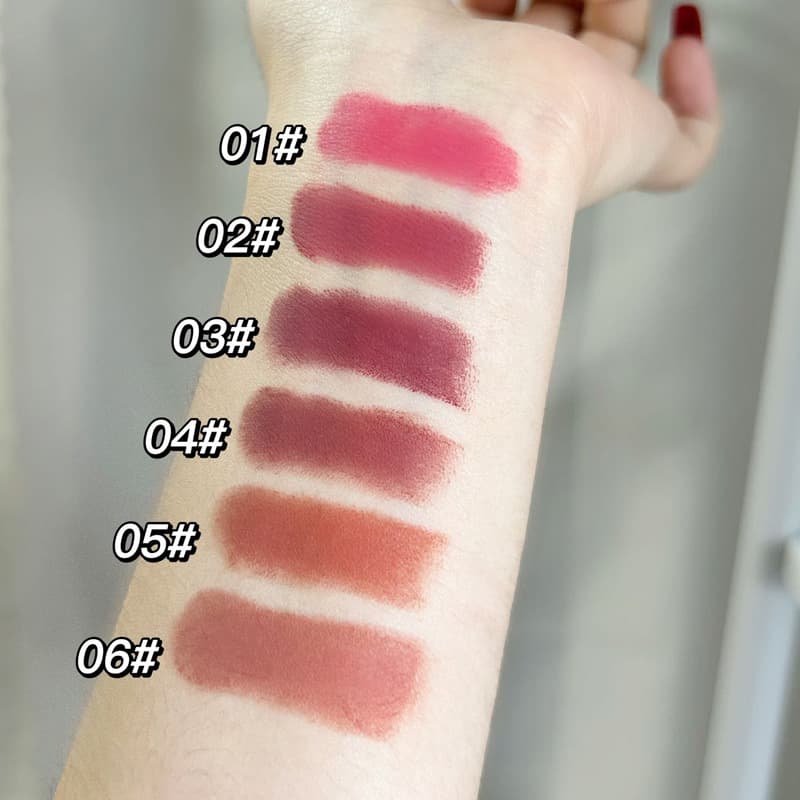 TootDodo lipstick air mist velvet enhances complexion long-lasting non-stick cup soft matte nude lipstick 5