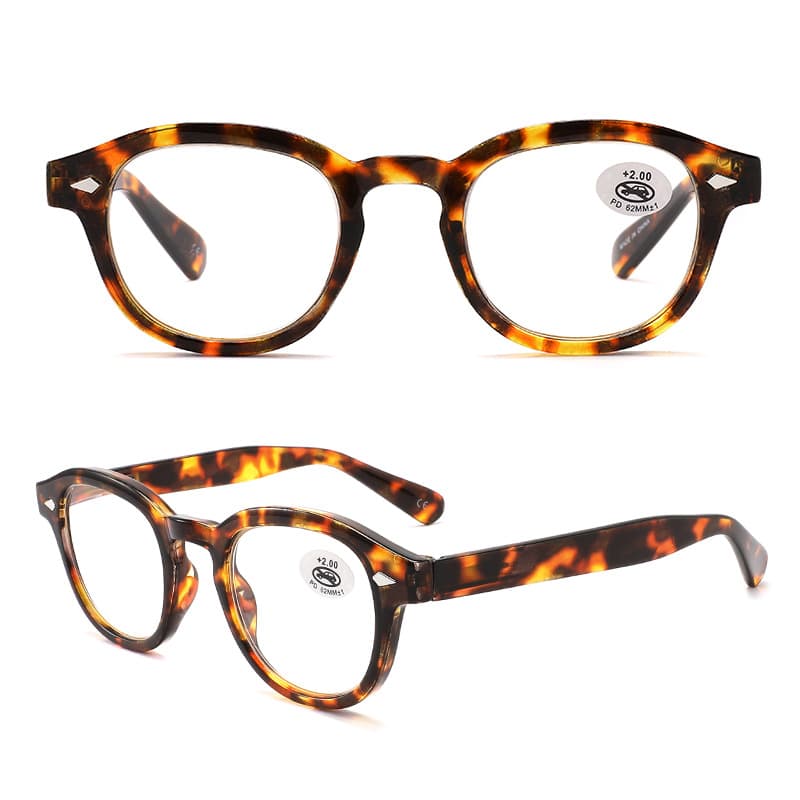 Plastic reading glasses small frame with rice nails color matching farsighted glasses oval for men and women in stock with slingshot 235160 5