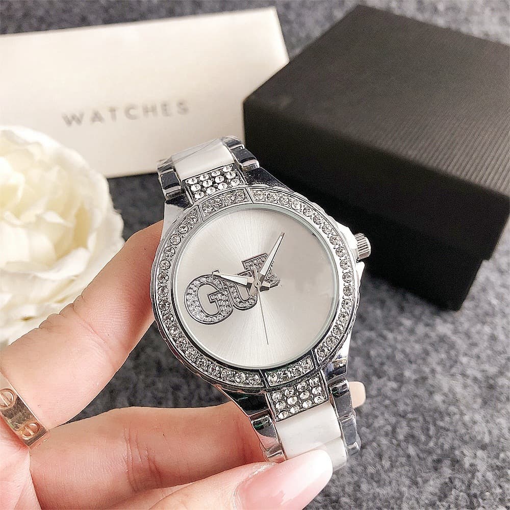 2024 Fashionable Trendy Women’s Internet Celebrity Quartz Watch Casual Temperament Korean Diamond Women’s Watch European and American Trendy Brand Watch 2