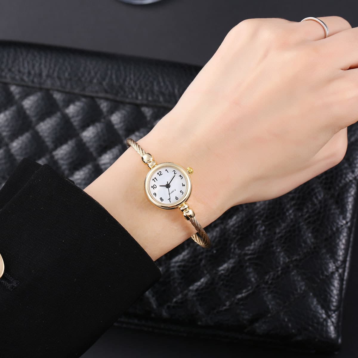 Casual women's watch small fresh watch student Korean version simple trend ulzzang bracelet style female student 7