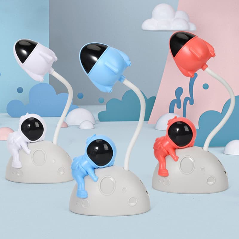 Foreign trade cross-border cartoon cute pet rechargeable desk lamp USB folding eye protection study desk lamp bedroom bedside lamp night light 7